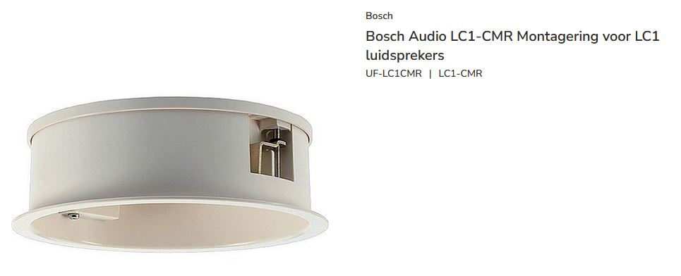 Bosch Audio LC1-UM06E8 Ceiling Speaker, 6 W, Metal